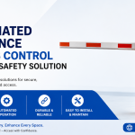 Boom barrier gate system for secure parking management